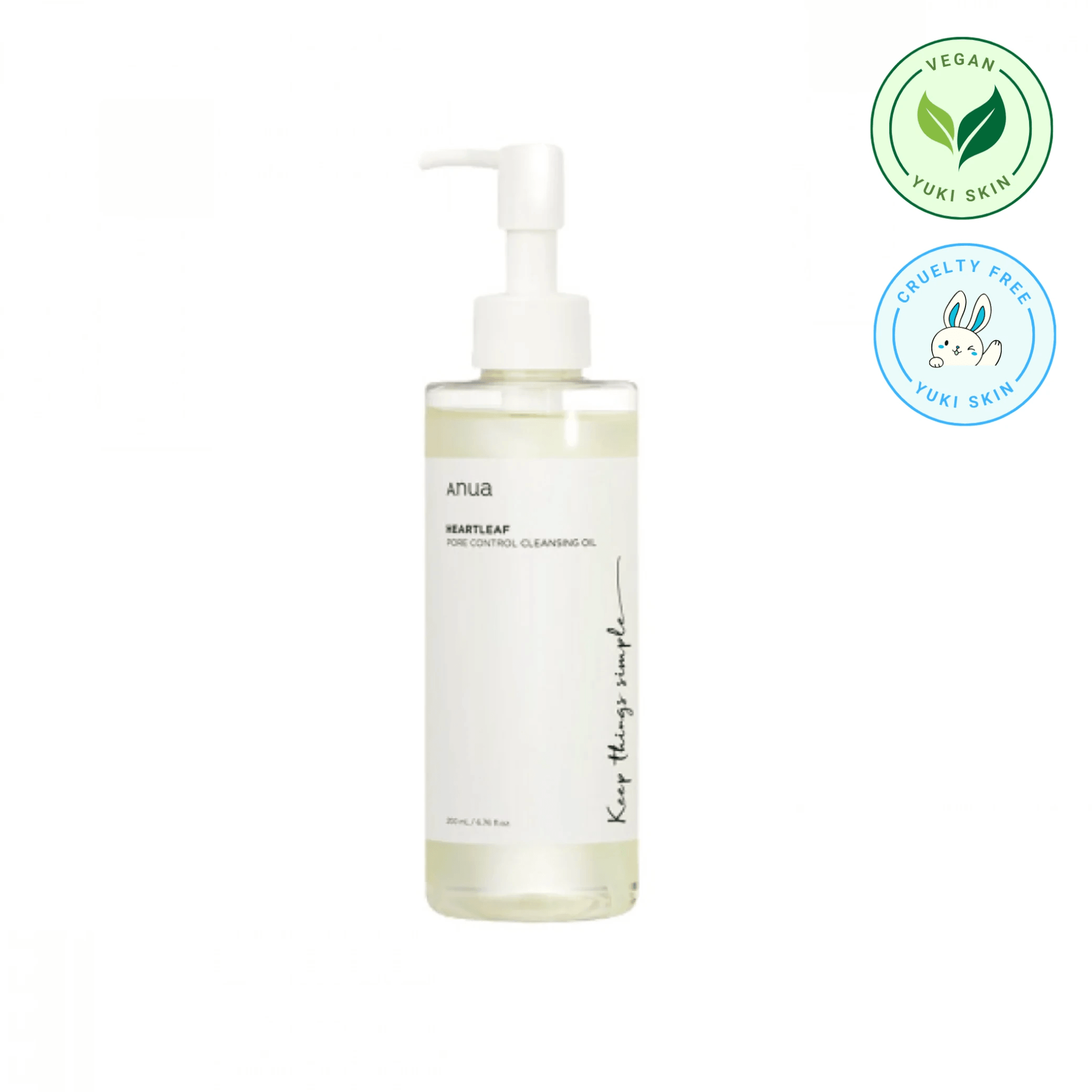 ANUA Heartleaf Pore Control Cleansing Oil 200ml - Yuki Skin