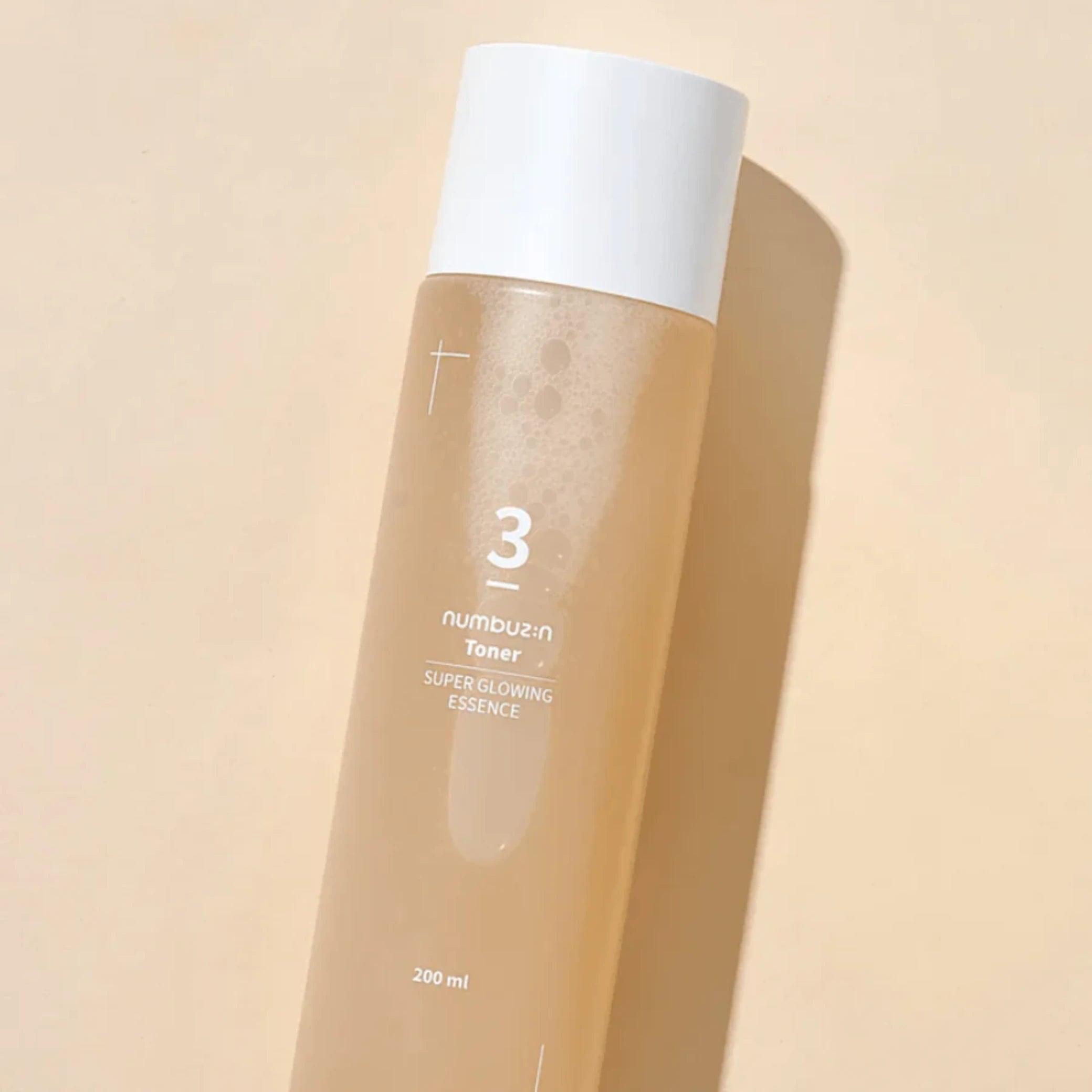 Numbuzin No.3 Super Glowing Essence Toner 200ml - Yuki Skin