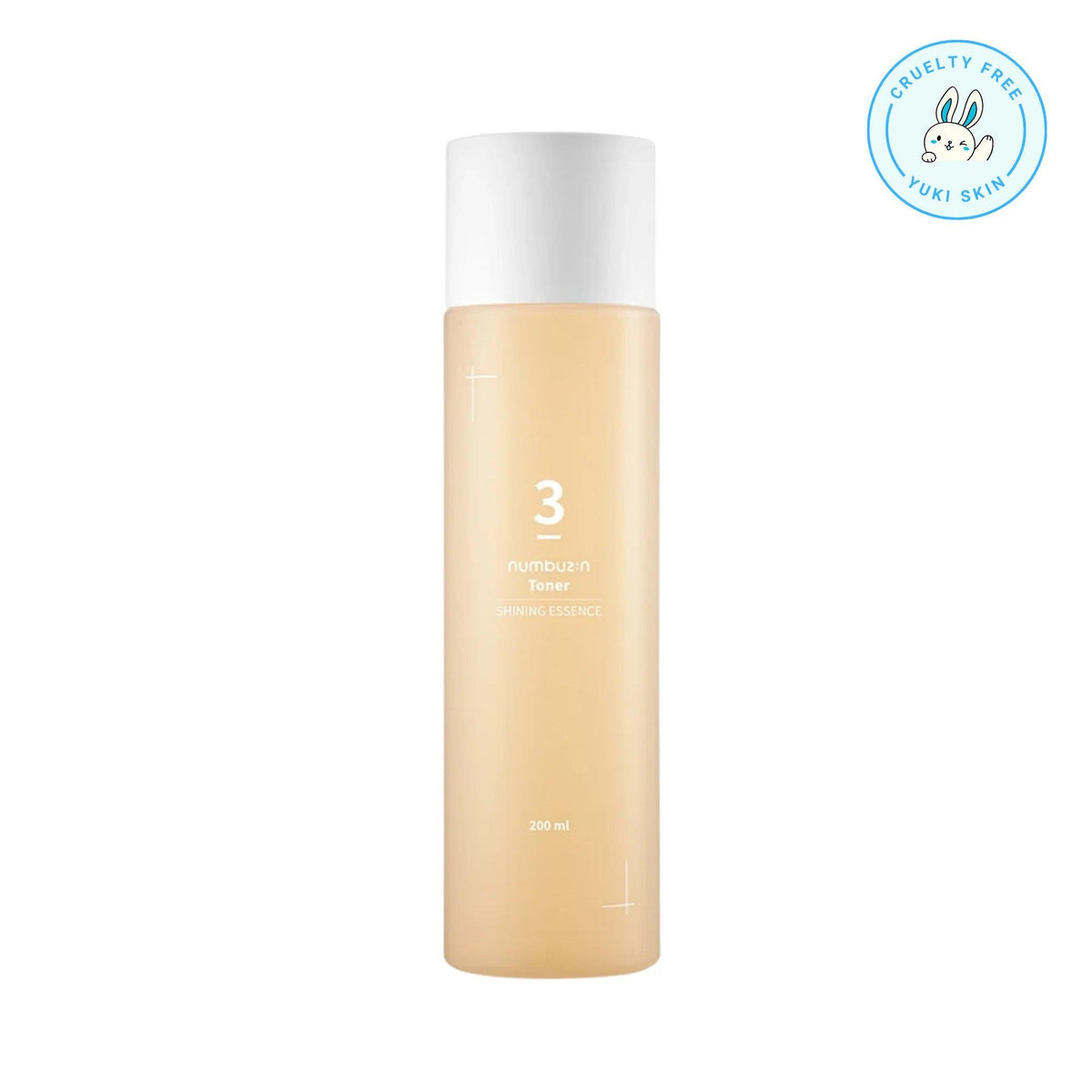 Numbuzin No.3 Super Glowing Essence Toner 200ml - Yuki Skin