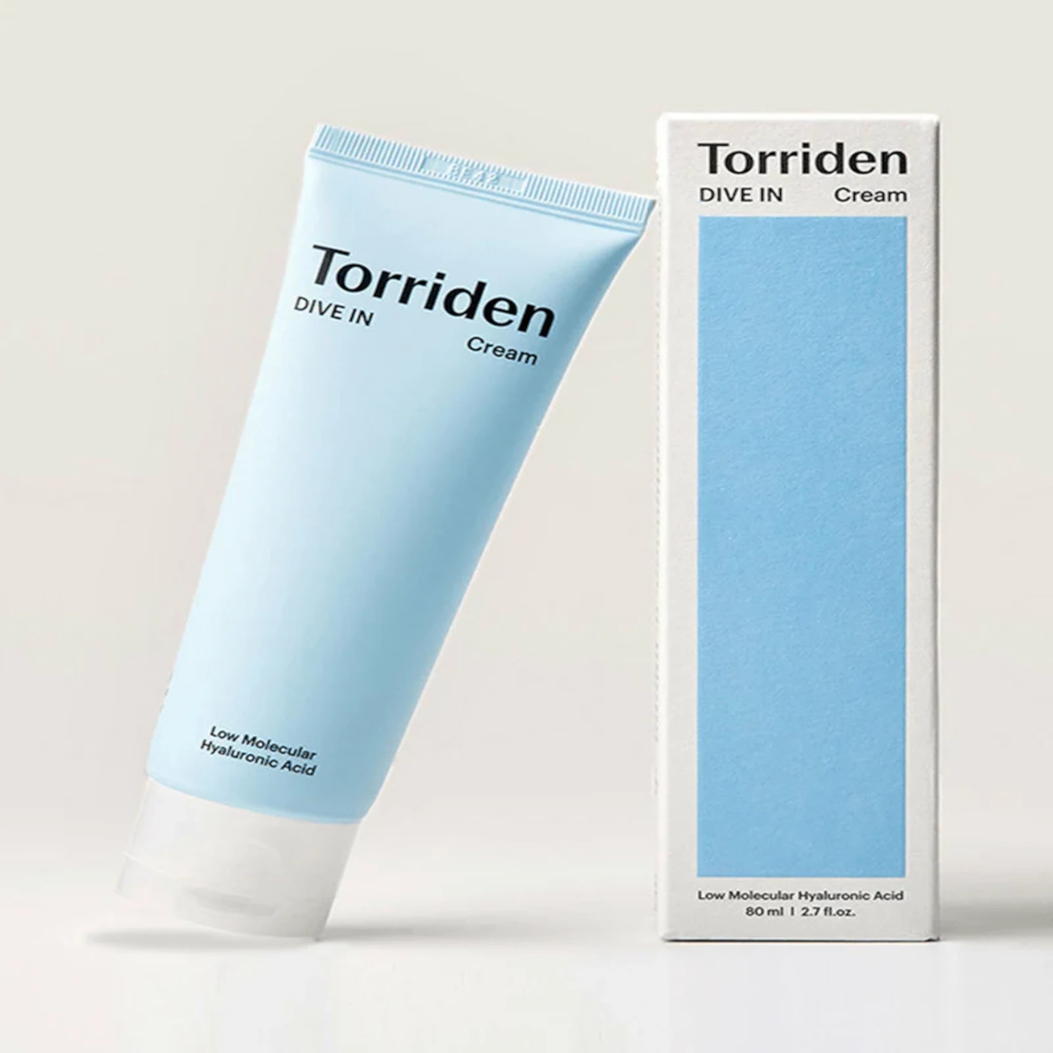 Crème Torriden Dive-In à l'acide hyaluronique à faible poids moléculaire 80 ml