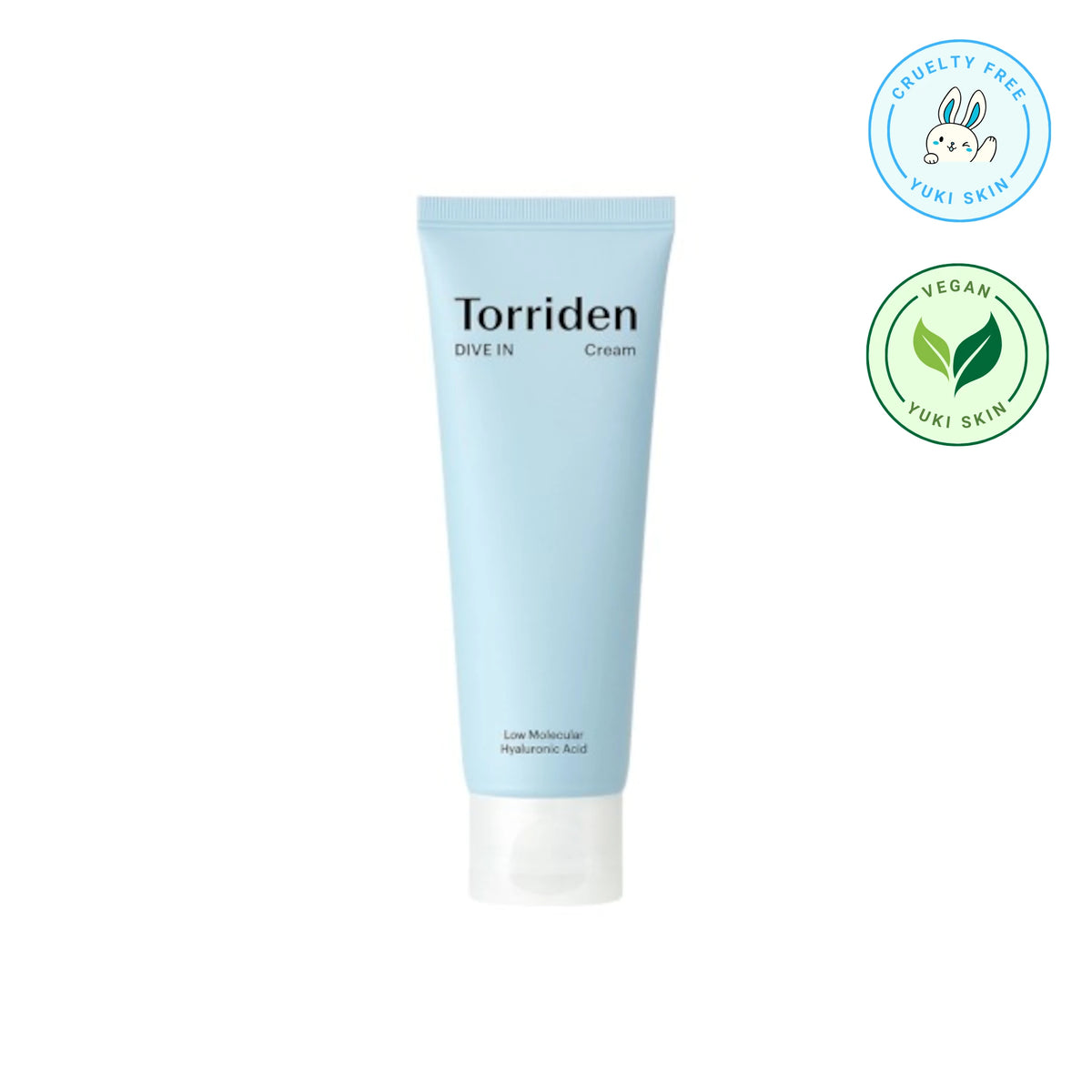 Crème Torriden Dive-In à l'acide hyaluronique à faible poids moléculaire 80 ml